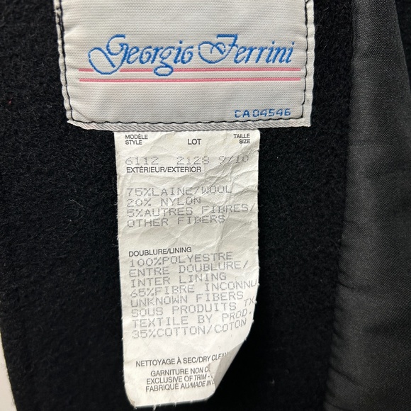 Vintage Wool & Velvet Coat - Picture 8 of 8